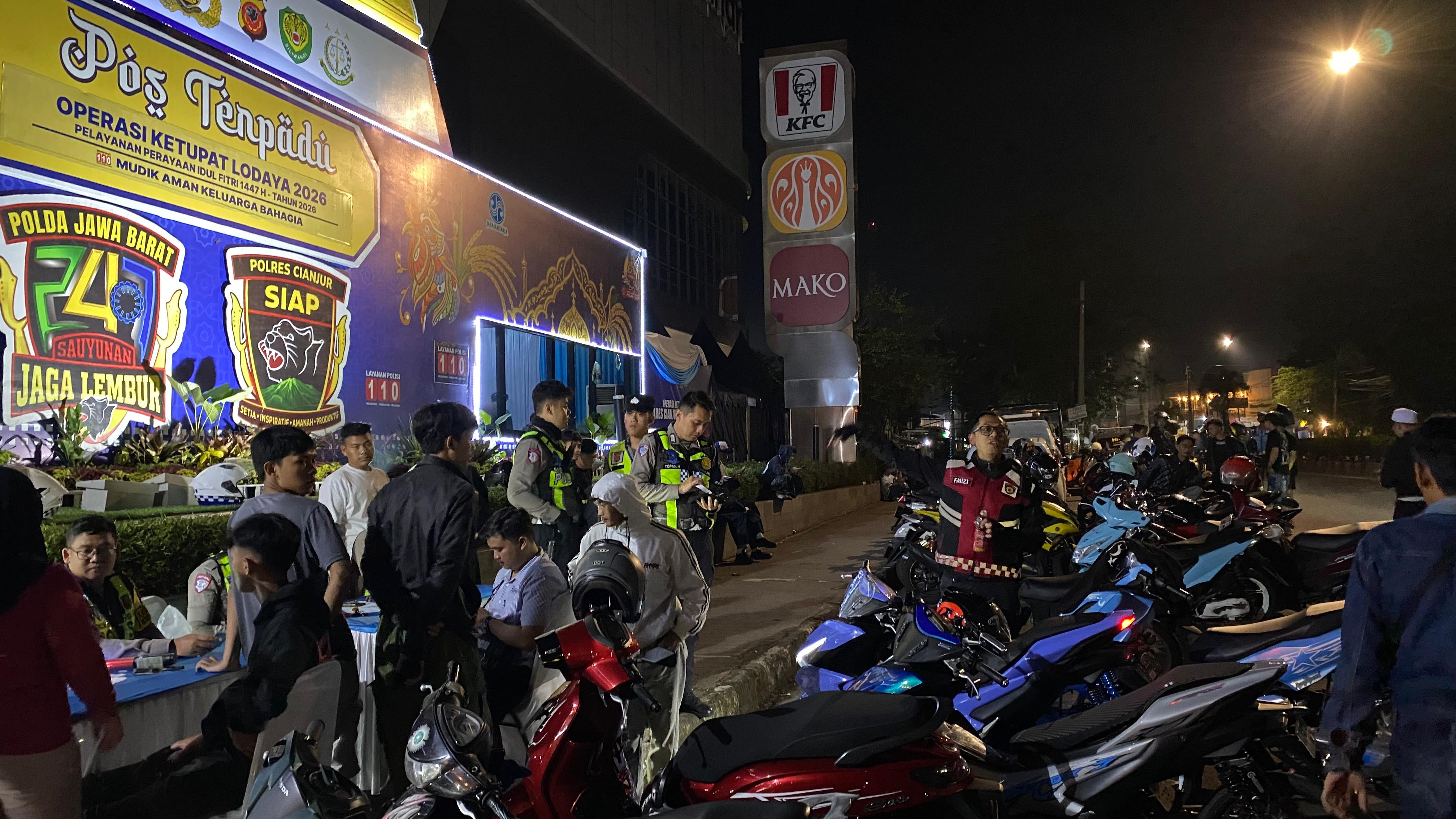 Polres Cianjur Amankan Puluhan Motor Knalpot Brong