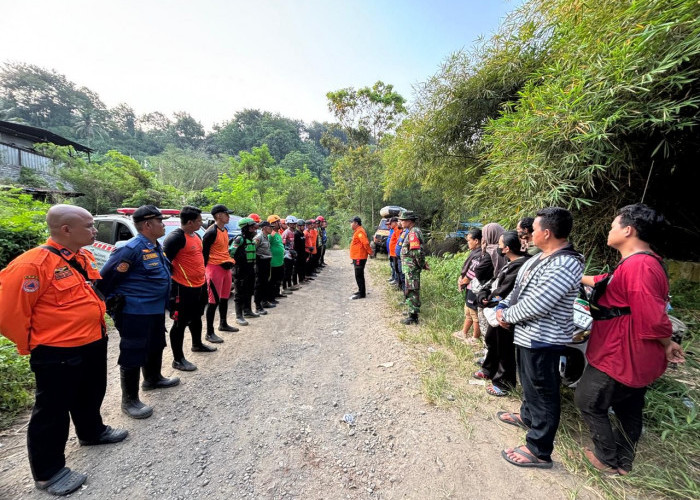 SAR Gabungan Tutup Operasi Pencarian Anak Tenggelam di Sungai Cikondang Cianjur