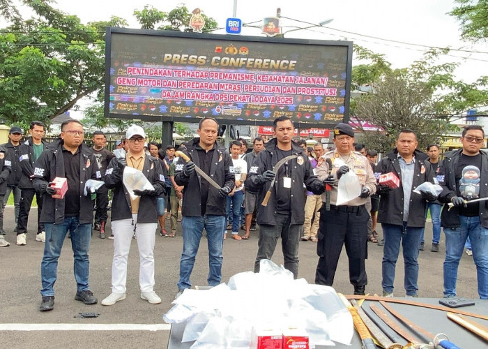 Jelang Ramadan, Puluhan Preman di Cianjur Terjaring Operasi Pekat 2025