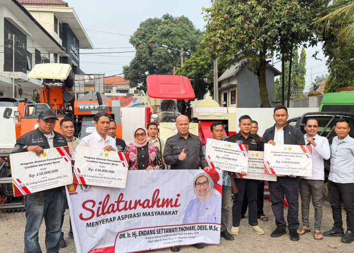 Endang Dorong Kesejahteraan Petani Cianjur, Alsintan Lebih dari RP 2 Miliar Tersalurkan