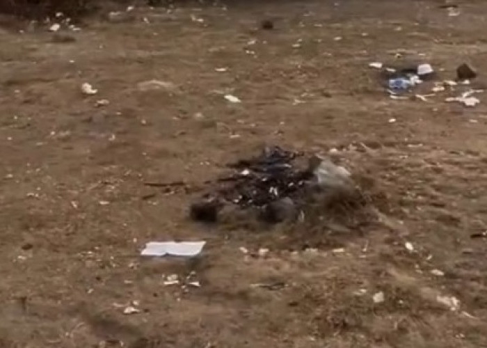 Sampah dan Bekas Api Unggun Cemari Alun-alun Suryakencana Gunung Gede