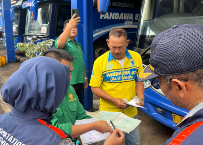 Dishub Cianjur Gencarkan Inspeksi Keselamatan Bus Mudik Lebaran 2026