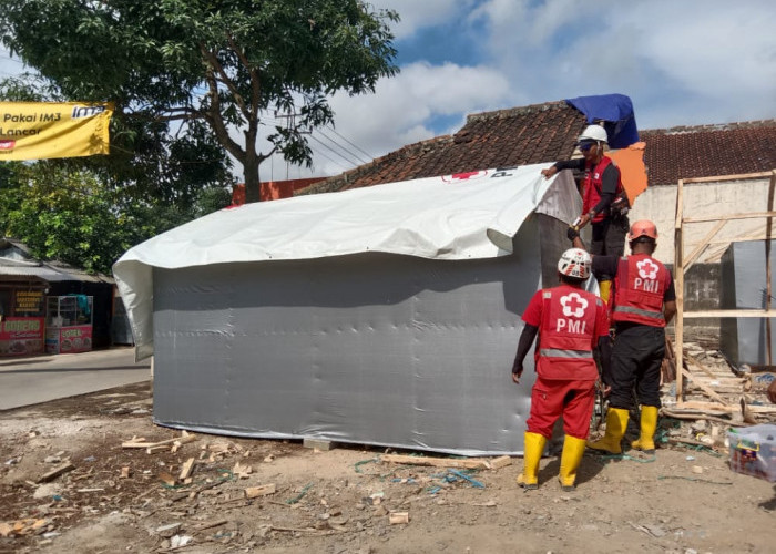 PMI Targetkan Bangun 1.000 Huntara untuk Korban Gempa Bumi di Cianjur