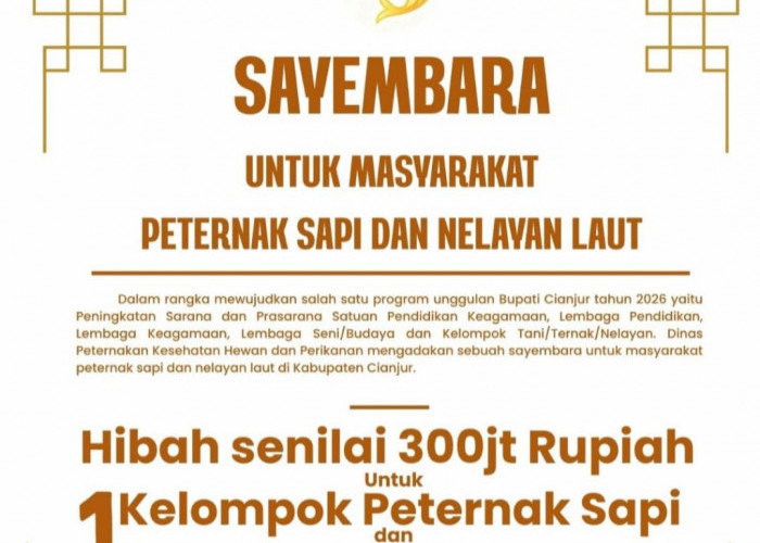 DPKHP Cianjur Gelar Sayembara Bagi Masyarakat Peternak Sapi dan Nelayan Laut