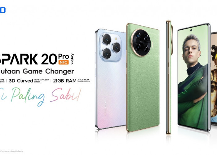 TECNO SPARK 20 Pro Series #SiPalingSabi Resmi Hadir Sebagai 2 Jutaan Game Changer di Indonesia 