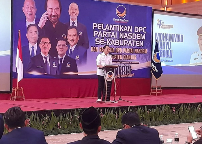 Bupati Cianjur Hadiri Pelantikan DPC dan Rakerda Partai NasDem