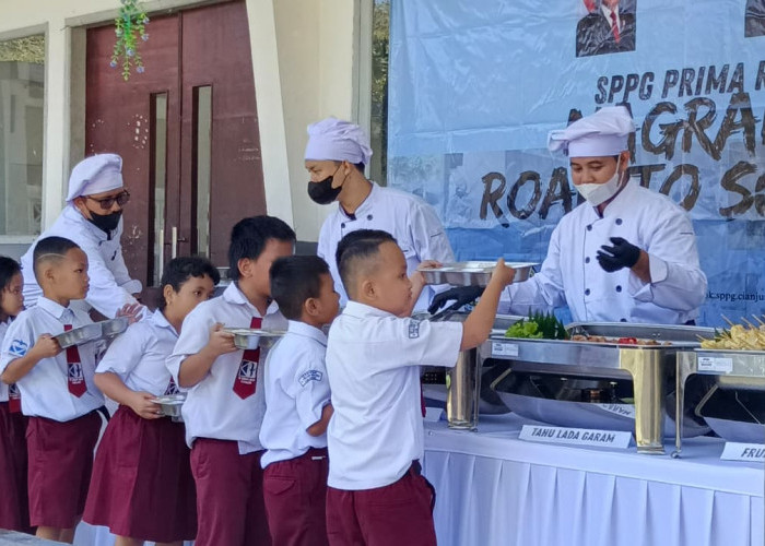 SPPG Nagrak 2 Cianjur Mulai Uji Coba MBG Prasmanan