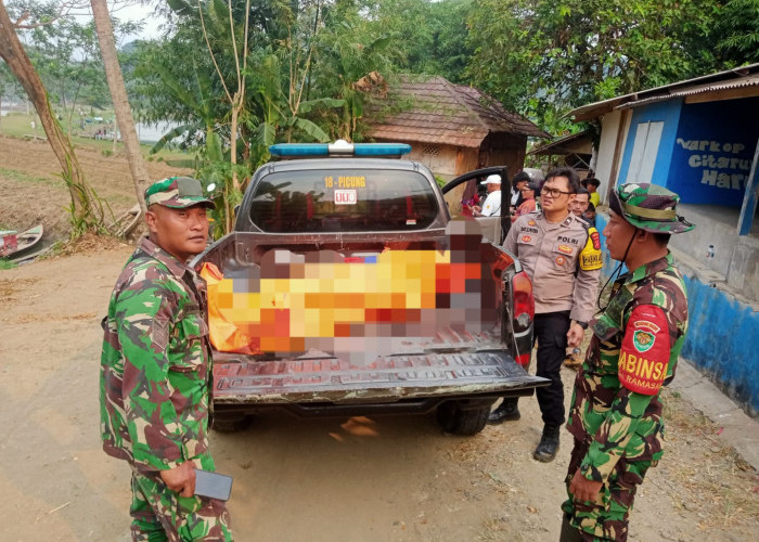 Jasad Wanita Tanpa Identitas Ditemukan Mengambang di Sungai Citarum Cianjur
