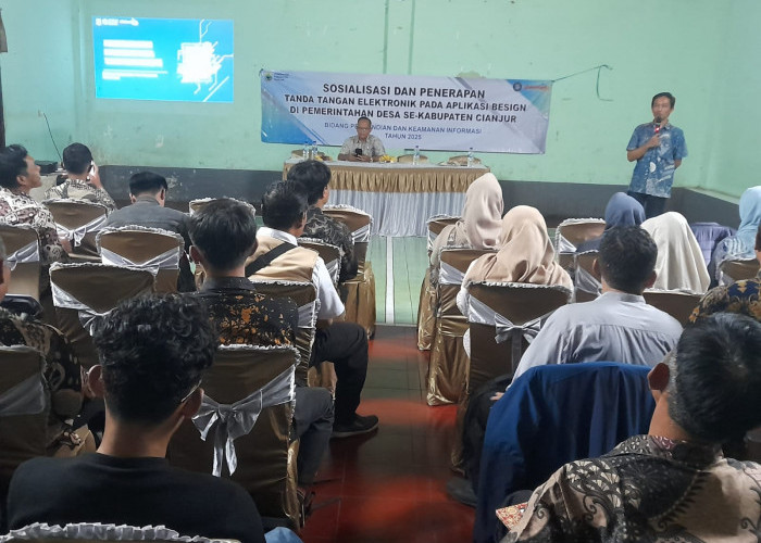 Diskominfo Cianjur Dorong Pemerintah Desa Gunakan Tanda Tangan Elektronik