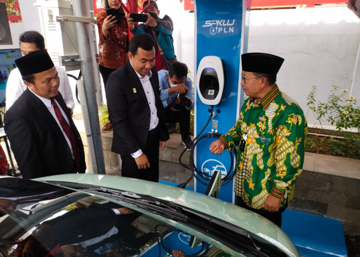 PLN Cianjur Resmikan SPKLU Kendaraan Listrik di Kantor Setda, Total Ada Enam, Segini Biaya Sekali Cas