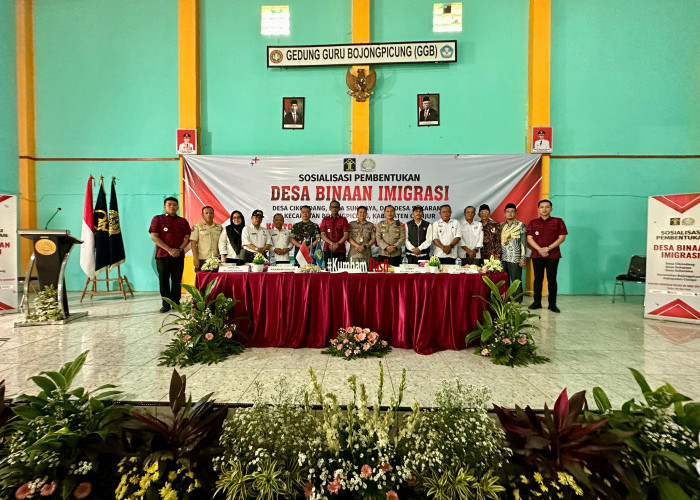 Lindungi CPMI, Imigrasi Cianjur Sosialisasi Pembentukan Desa Binaan Imigrasi