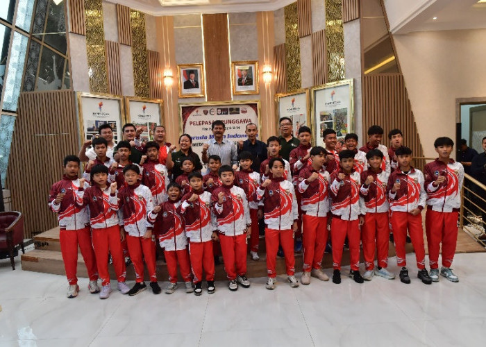 Kemenpora Lepas Tim Garuda Muda U-12 dan U-14 Berlaga di AFC Vietnam Hanoi International 2026