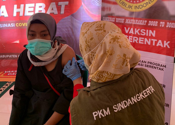 BIN RI Berikan Pelayanan Vaksinasi Covid-19 di Enam Desa Kecamatan Pagelaran Cianjur