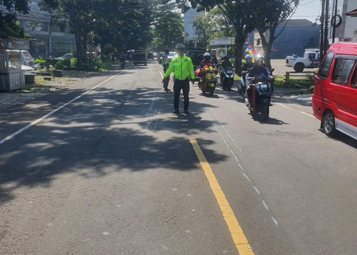 Satlantas Polres Cianjur Amankan Pelaku Tabrak Lari di Jalan Raya Bandung