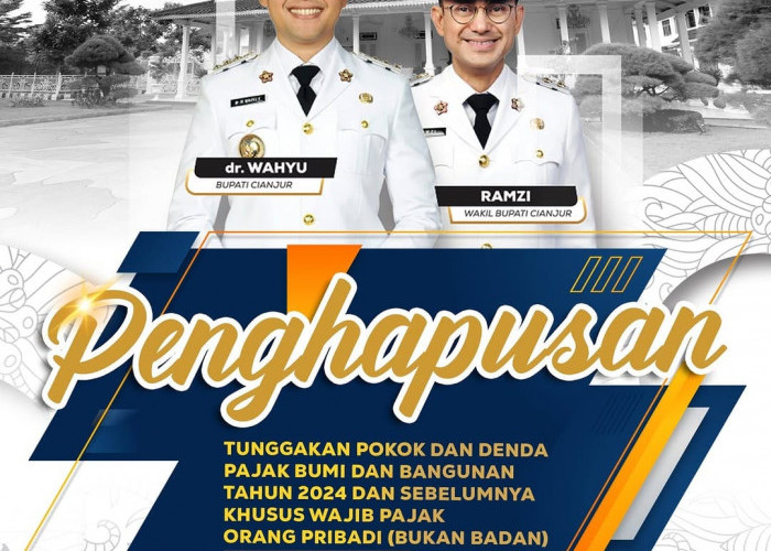 Pemkab Cianjur Bebaskan Tunggakan PBB-P2 Khusus Wajib Pajak Perorangan