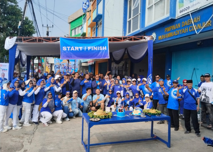 DPD PAN Cianjur Gelar Jalan Sehat Peringati HUT ke-27