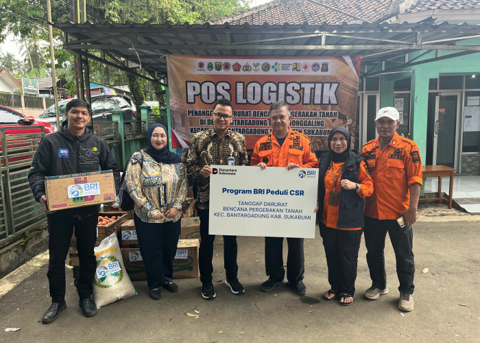 BRI Salurkan Bantuan Lanjutan bagi Korban Bencana Pergerakan Tanah di Bantargadung Sukabumi
