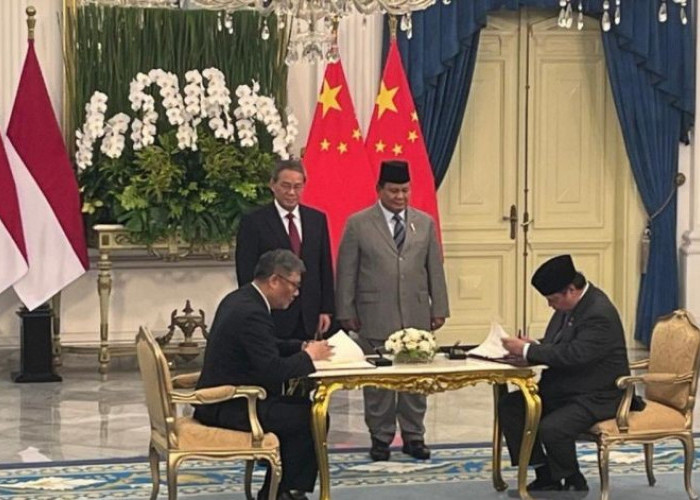 Prabowo dan Li Qiang Saksikan Penandatanganan Empat Kerja Sama Ekonomi