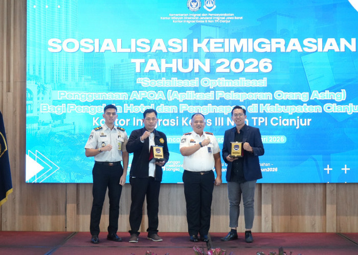 Imigrasi Cianjur Optimalisasi Penggunaan Aplikasi Pelaporan Orang Asing 
