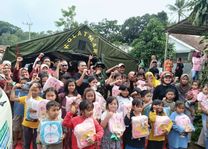 Moorlife Donasikan Tas Sekolah, Perlengkapan Bekal Hingga Air Tinggi Oksigen untuk Korban Banjir Sukabumi