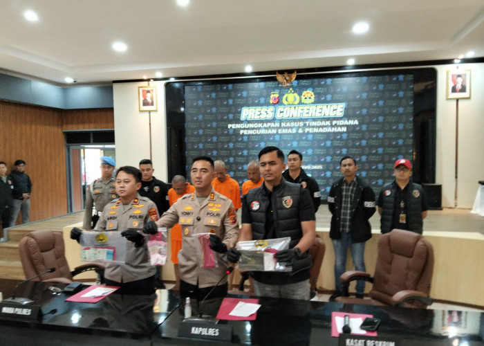 Polres Cianjur Bongkar Kasus Pencurian Emas di Sindangbarang, Tiga Tersangka Ditangkap
