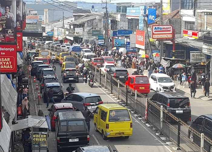 Operasional Angkot di Cipanas Cianjur Dibatasi Selama Libur Lebaran 2026