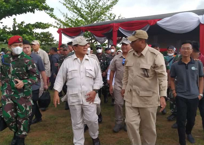 Menhan Prabowo Subianto Sambangi Cianjur 