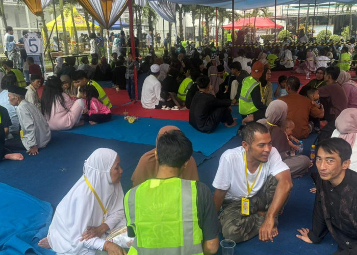 Buka Layanan Kunjungan Lebaran, Lapas Kelas IIB Cianjur Dipadati Pengunjung