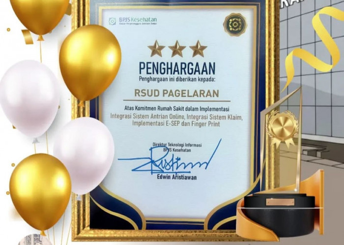 RSUD Pagelaran Cianjur Raih Penghargaan Bintang Tiga Digital JKN BPJS Kesehatan