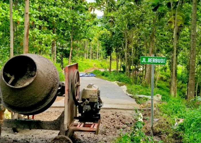 Komitmen Membangun Daerah, Budhy Setiawan Bangun Jalan Pertanian dari Utara Sampai Selatan Cianjur