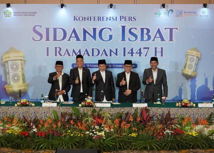 Pemerintah Tetapkan 1 Ramadan 1447 H Kamis 19 Februari 2026