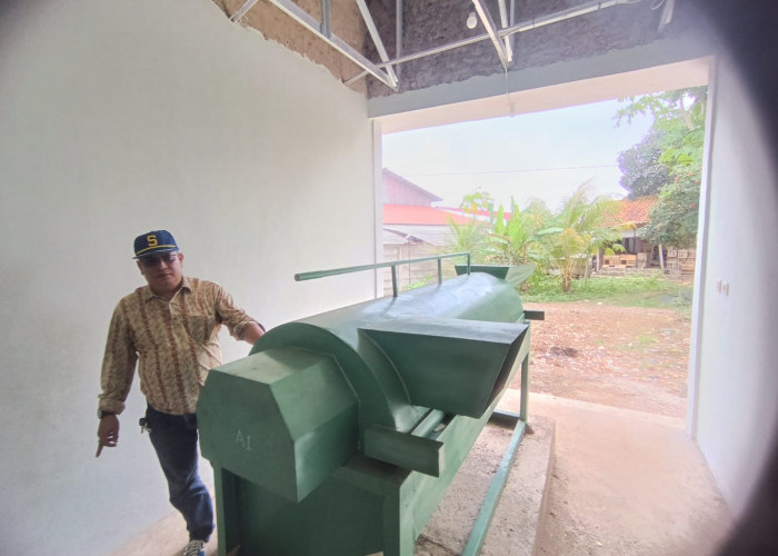 Pasar Ciranjang Cianjur Miliki Mesin Pencacah Sampah Organik Berkapasitas 1,5 Ton