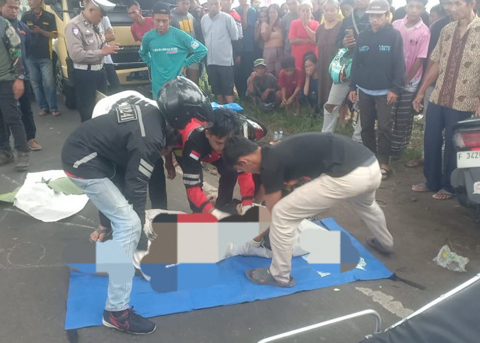 Kecelakaan Maut di Ciranjang Cianjur, Pemotor Wanita Asal Bekasi Tewas di Tempat