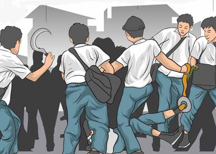 Tawuran Dua Kelompok Pelajar Pecah di Cugenang Cianjur, Kendaraan Warga Rusak