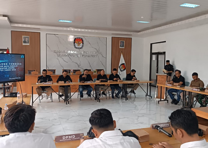 Pleno KPU Cianjur: Data Pemilih Berkelanjutan Triwulan III Sebanyak 1.966.527 Orang 