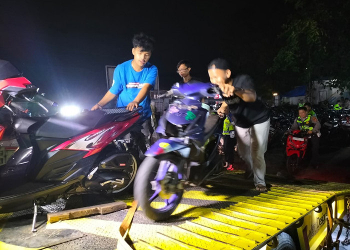 150 Motor Disita dalam Razia Knalpot Brong, Polisi Temukan Miras dan Dugaan Narkotika