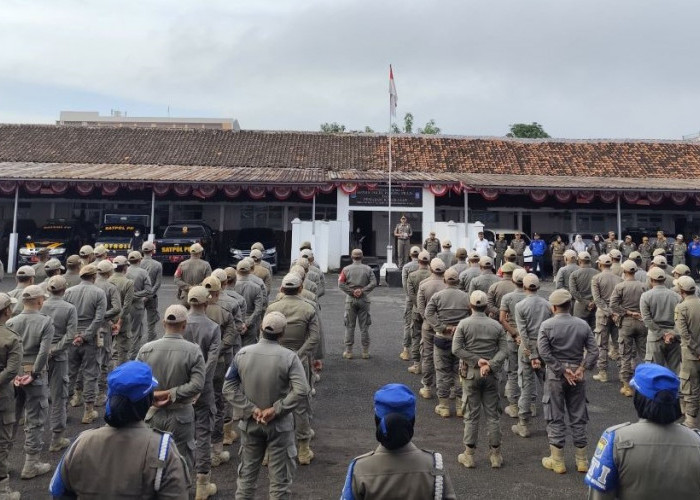 Satpol PP Cianjur Siagakan Ratusan Personel untuk Pengamanan Malam Takbiran dan Salat Idulfitri