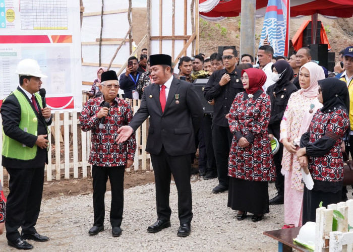 Wapres RI Kunjungi Pembangunan Perumahan bagi Keluarga Berisiko Stunting