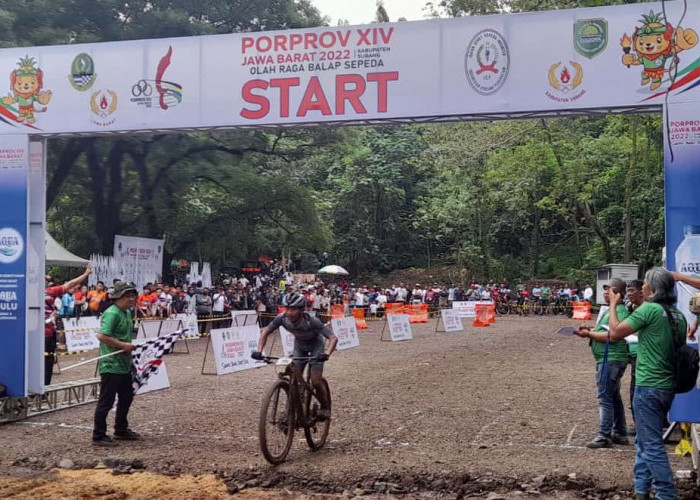 Atlet Balap Sepeda Cianjur Sumbang Medali Perak di Porprov Jabar 2022