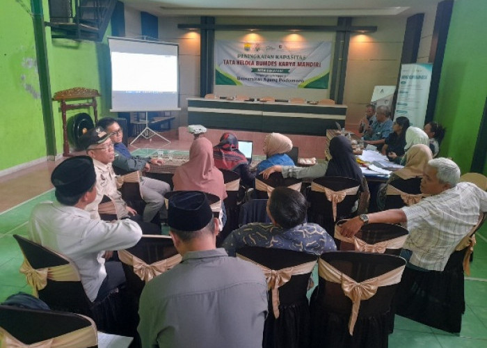 Desa Sukatani Gandeng Universitas Agung Podomoro Tingkatkan Tata Kelola BUMDes