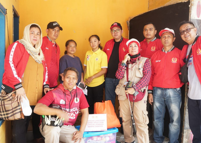 KONI Cianjur Salurkan Bantuan Bagi Atlet dan Official Terdampak Gempa Bumi 