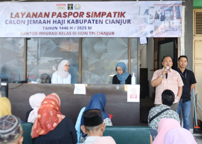 Kantor Imigrasi Kelas III Non TPI Cianjur Buka Layanan Paspor Simpatik Bagi Calon Jemaah Haji