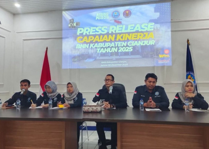 BNNK Cianjur Catat Capaian Strategis P4GN Selama 2025