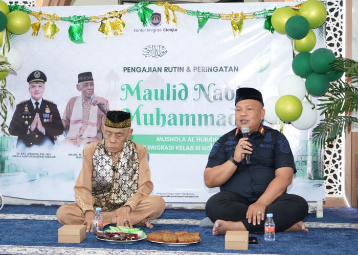 Peringati Maulid Nabi Muhammad SAW, Imigrasi Cianjur Perkuat Nilai Keimanan dan Kepedulian Sosial