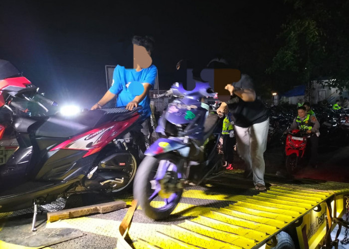 150 Motor Disita dalam Razia Knalpot Brong, Polisi Temukan Miras dan Dugaan Narkotika
