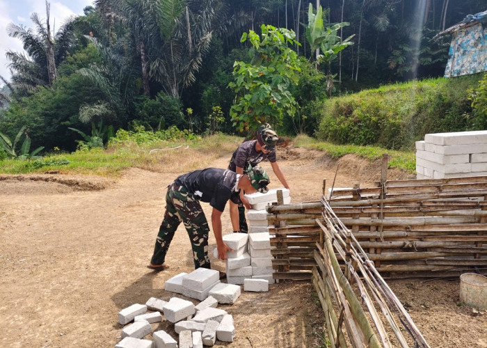 TMMD Cianjur Percepat Pembangunan Rutilahu, MCK, dan Infrastruktur