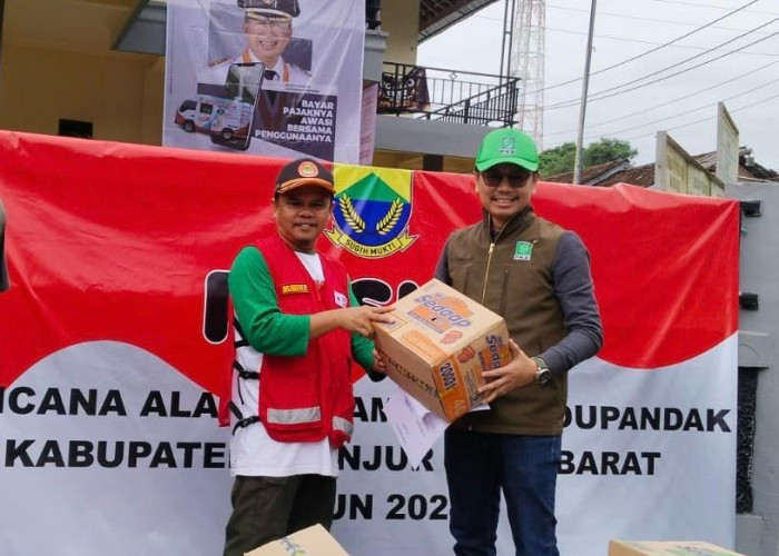 Kang Lepi Salurkan Bantuan untuk Korban Bencana Alam di Cianjur Selatan 