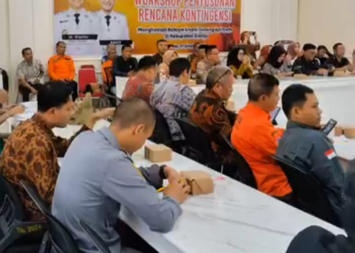 Dibuka Sekda Cianjur, BPBD Gelar Workshop Penyusunan Rencana Kontijensi
