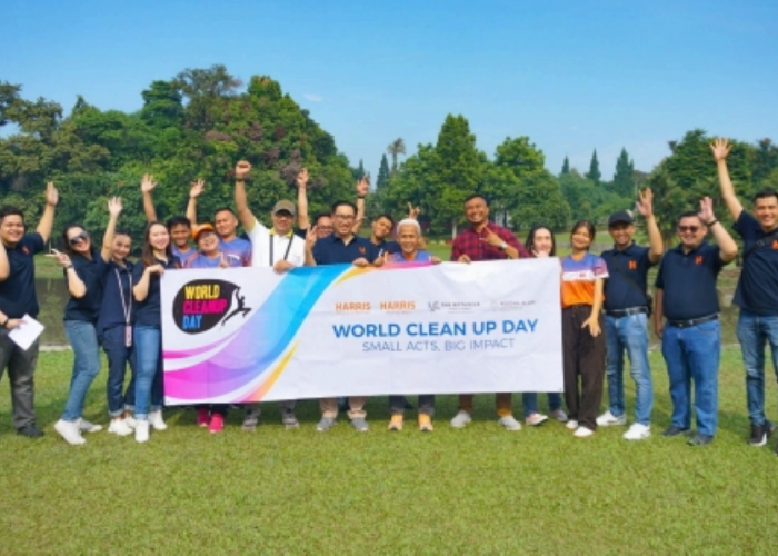 Peringati World Clean Up Day, The Ascott Limited Regional Bogor Gelar Bersih-bersih di Kebun Raya Cibinong