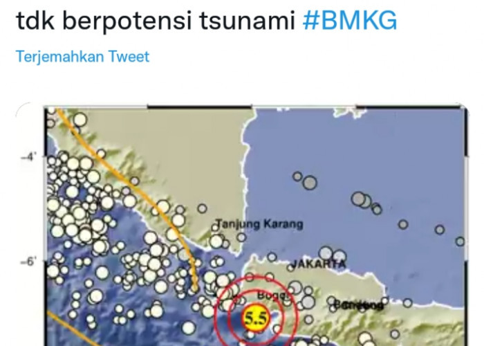 Warga Cianjur Rasakan Getaran Gempa Hitungan Detik